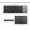 Clavier-Touchpad Bluetooth Pliable